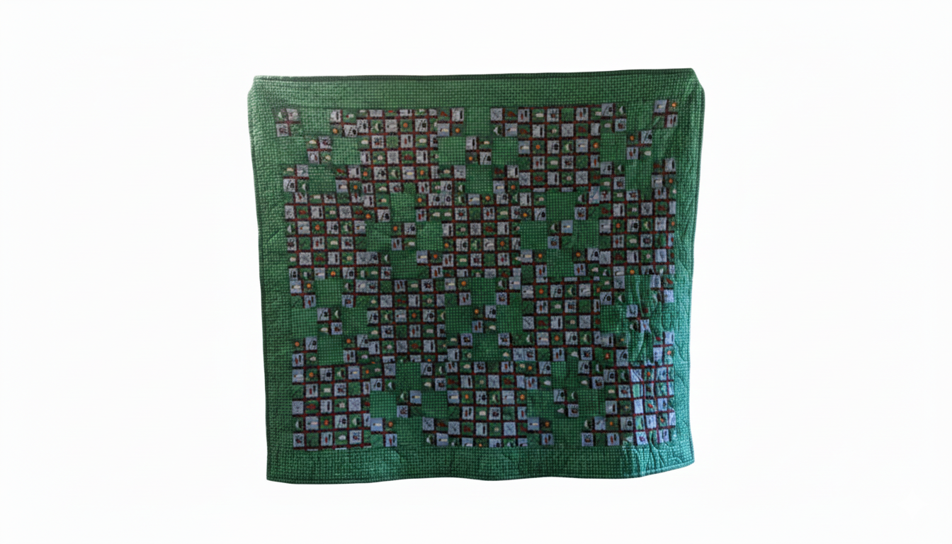 Green Ocean Themed Quilt
