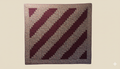 Mauve Hand Quilted Throw