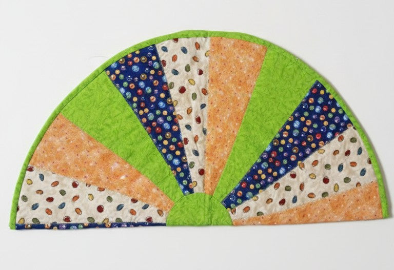 Multicolor Quilted Table Topper
