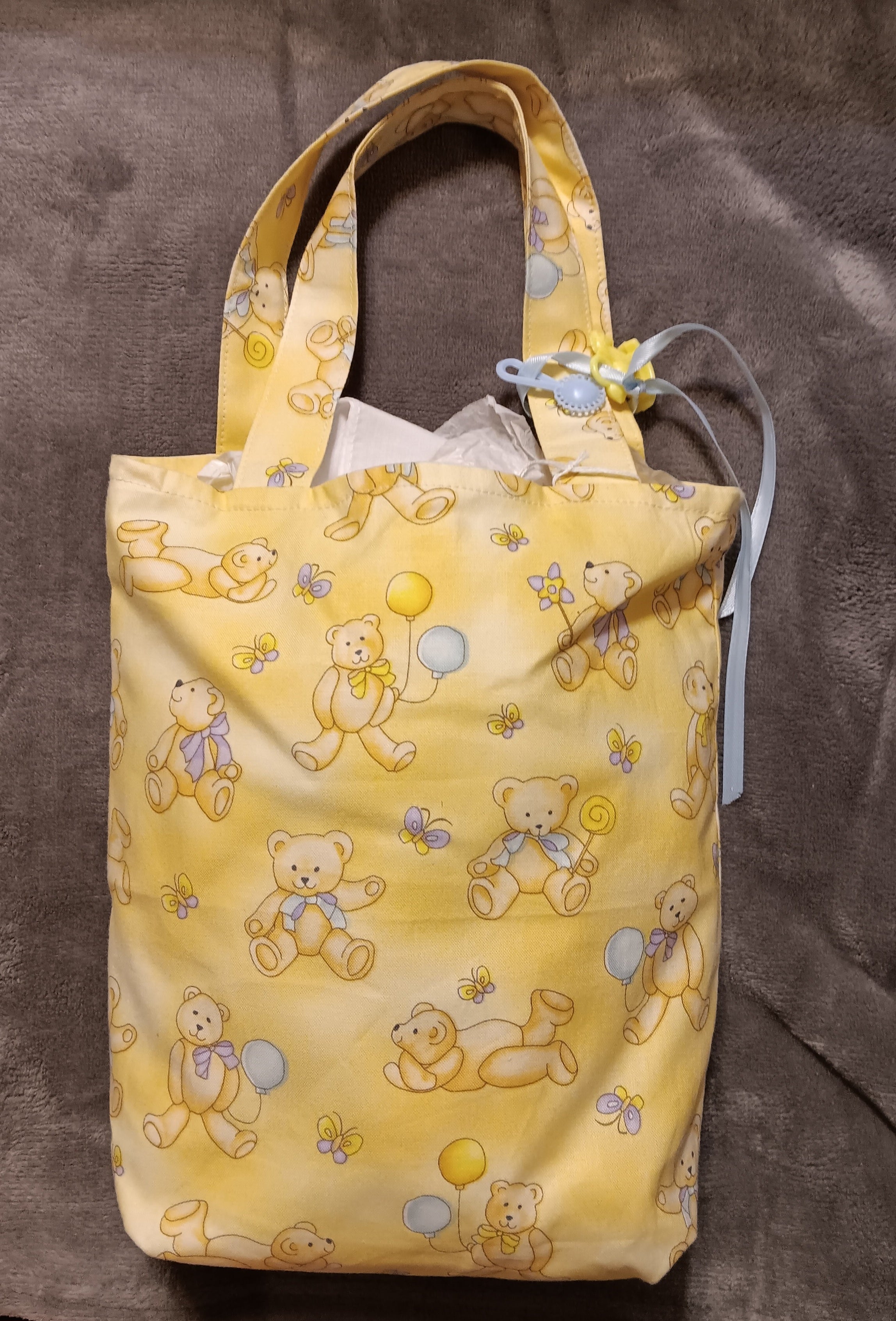 Yellow Baby gift bag