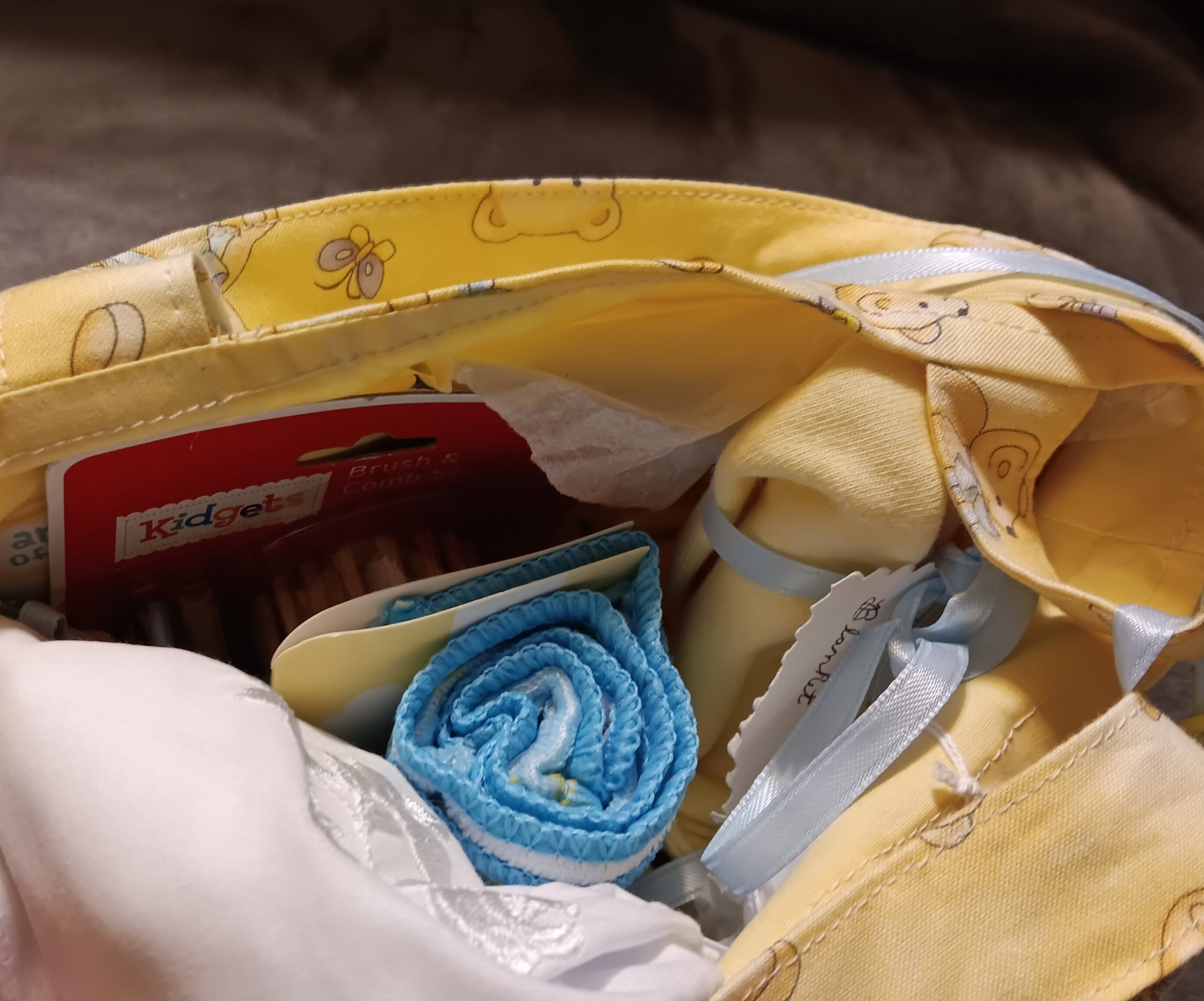Yellow Baby gift bag
