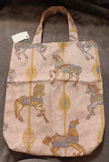 Pink Carousel Tote Bag