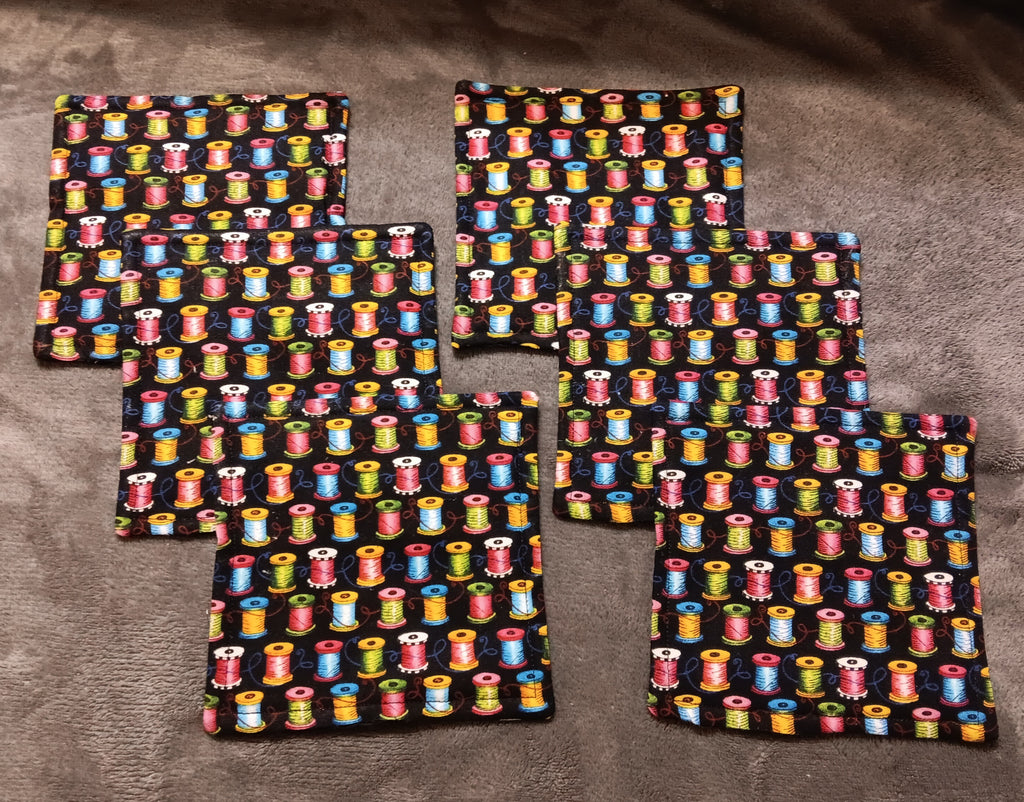 Spools Coasters, set of 6