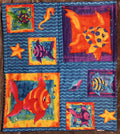 Blue Marine Life Quilt