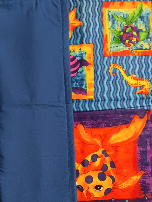 Blue Marine Life Quilt
