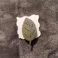 Green Serrated leaf pin