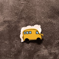 School Bus Wooden Pin