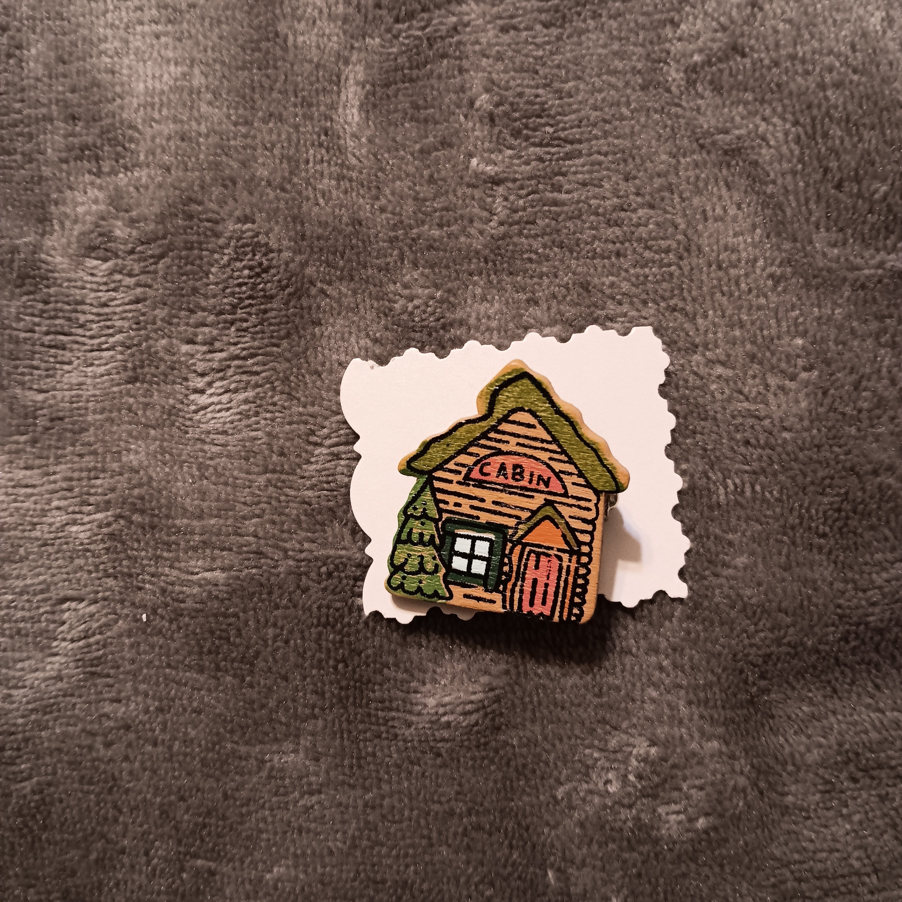 Cabin Wooden Pin