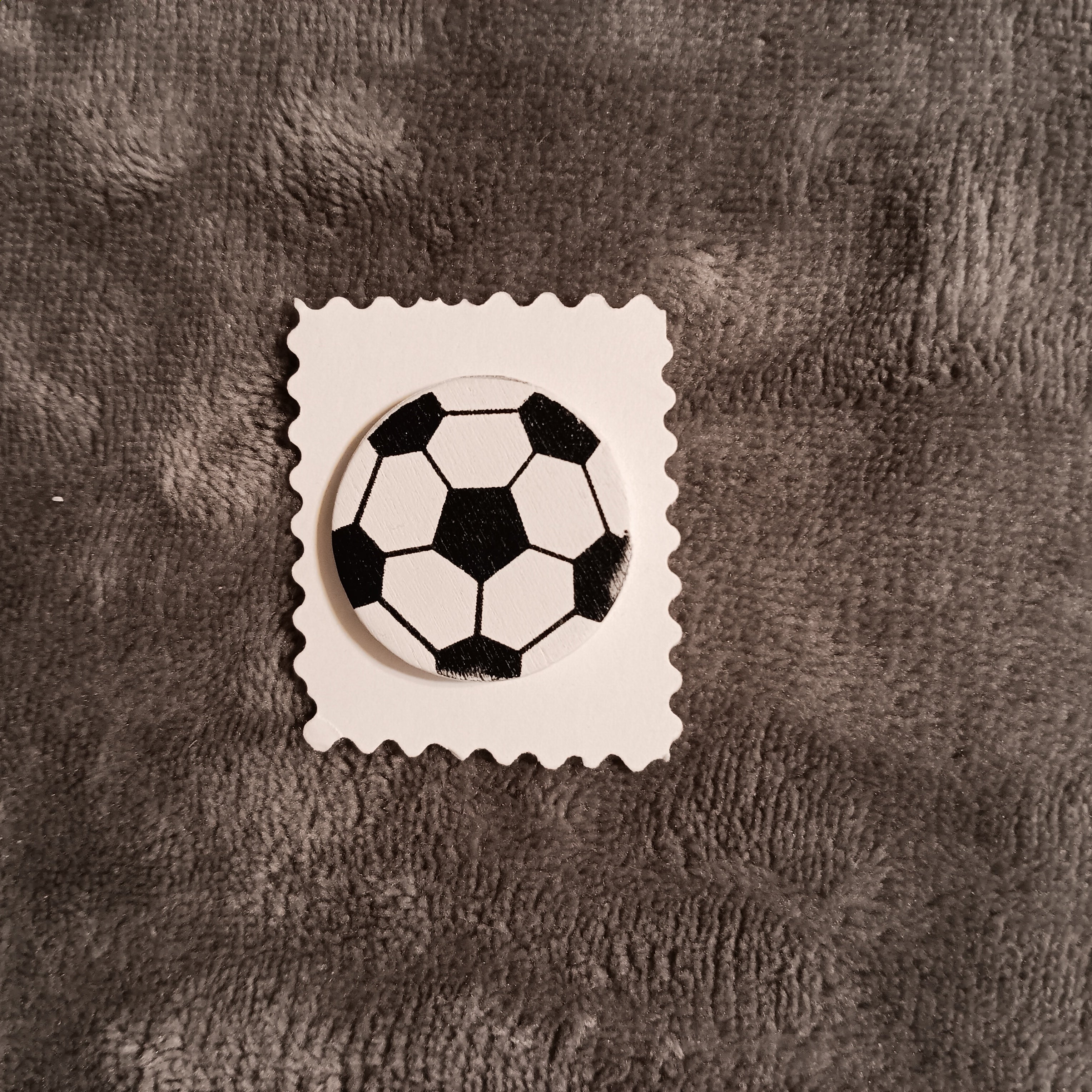 Soccer Ball Wooden pin