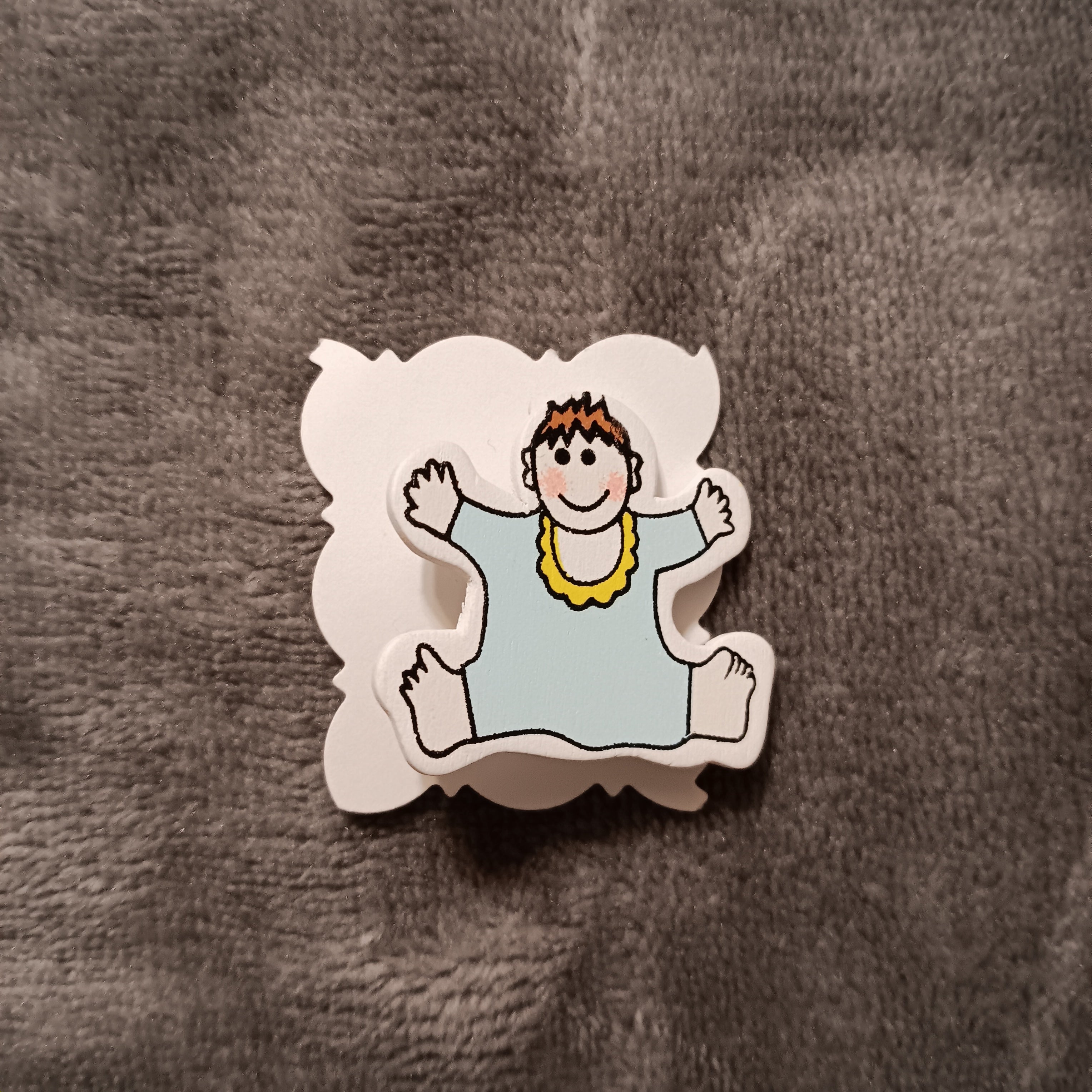 Baby wooden pin