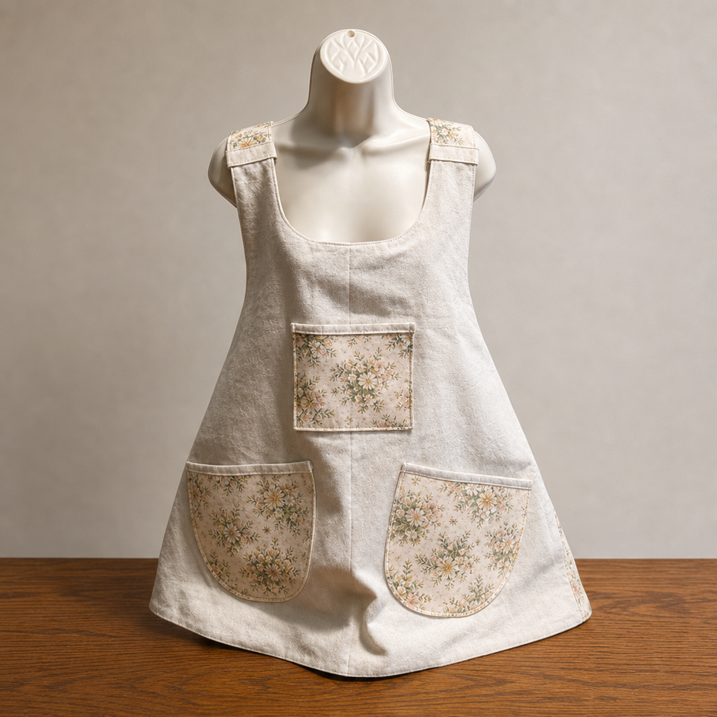 Annie Cross Back Reversable Apron