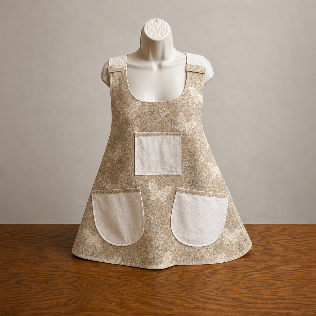 Ginger Cross Back Reversable Apron
