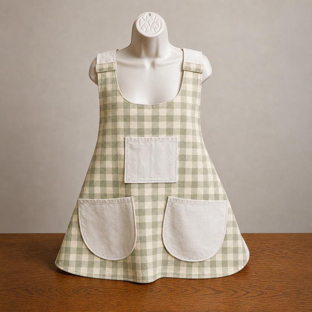 Homestead Happiness Cross Back Reversable Apron