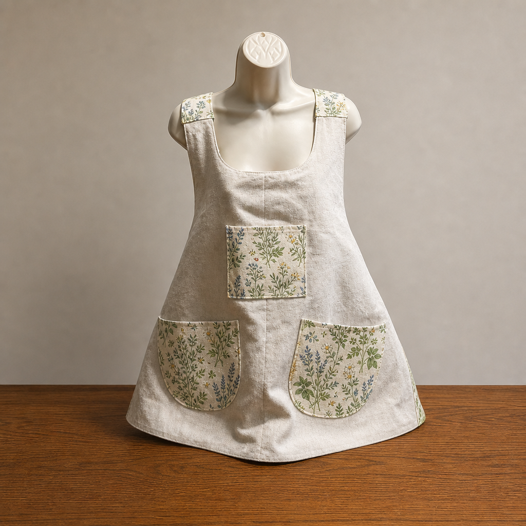 Homestead Happiness Cross Back Reversable Apron