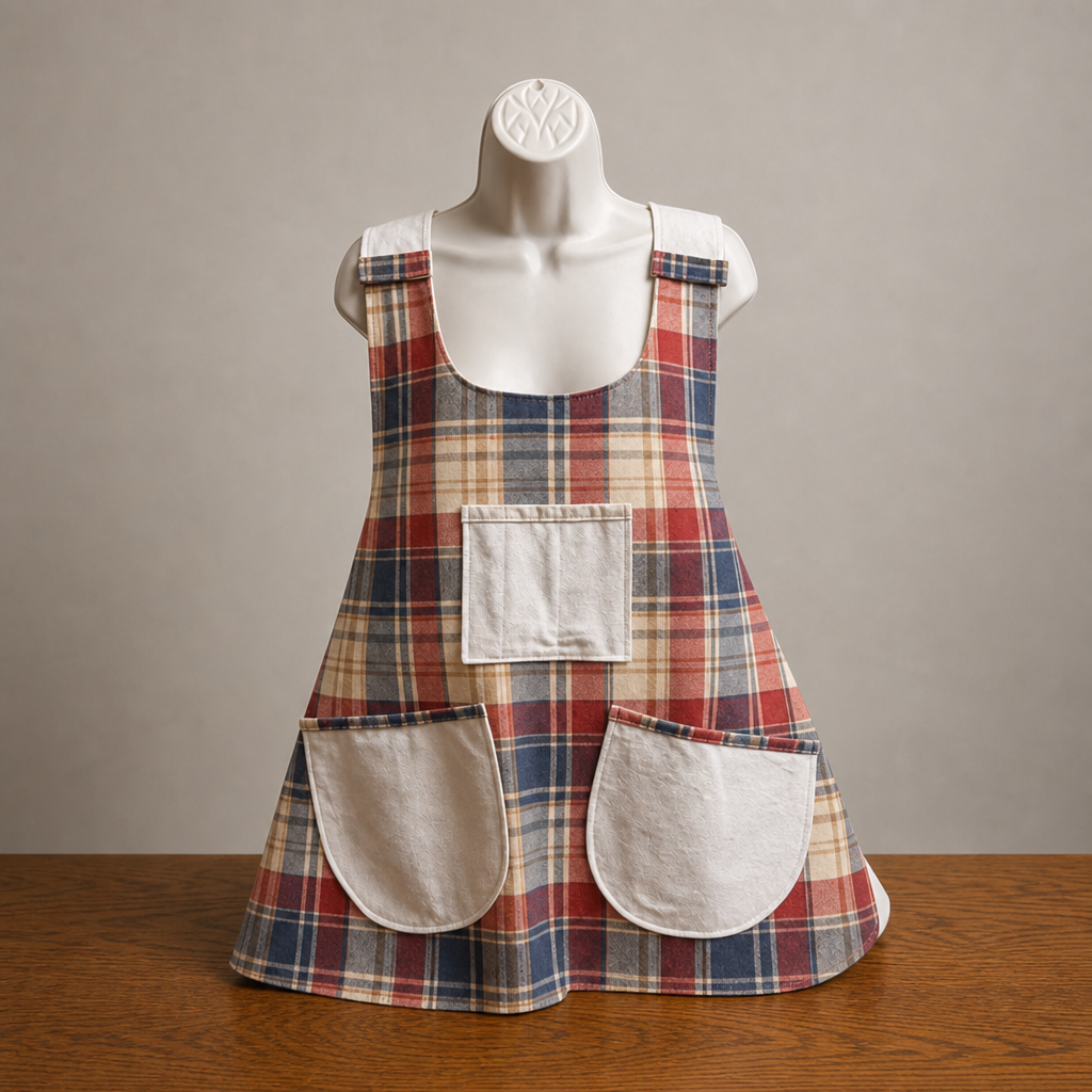Where the Heart Is Cross Back Reversible Apron