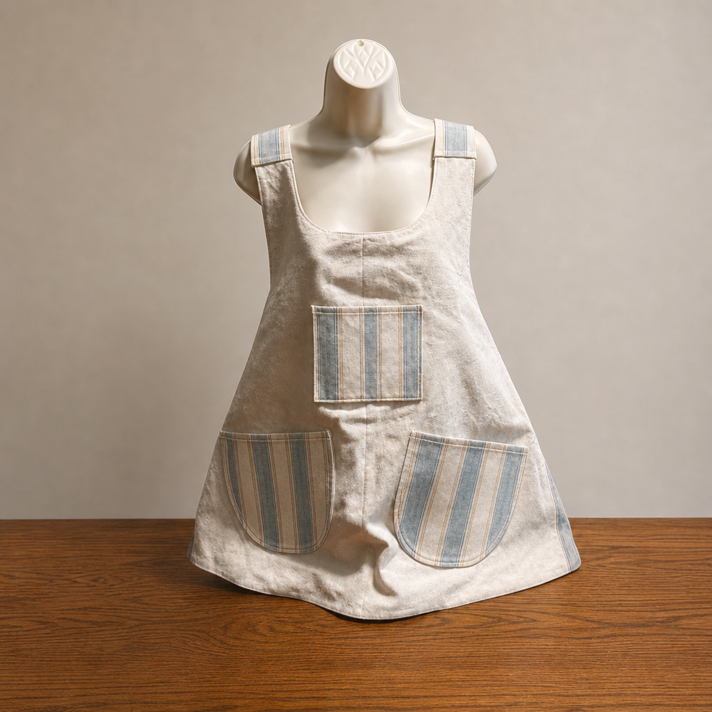 Where the Heart Is Cross Back Reversible Apron