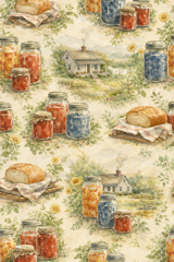 Homestead Happiness Cross Back Reversable Apron