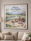 Mountain Stillness Quilted Wall Hanging
